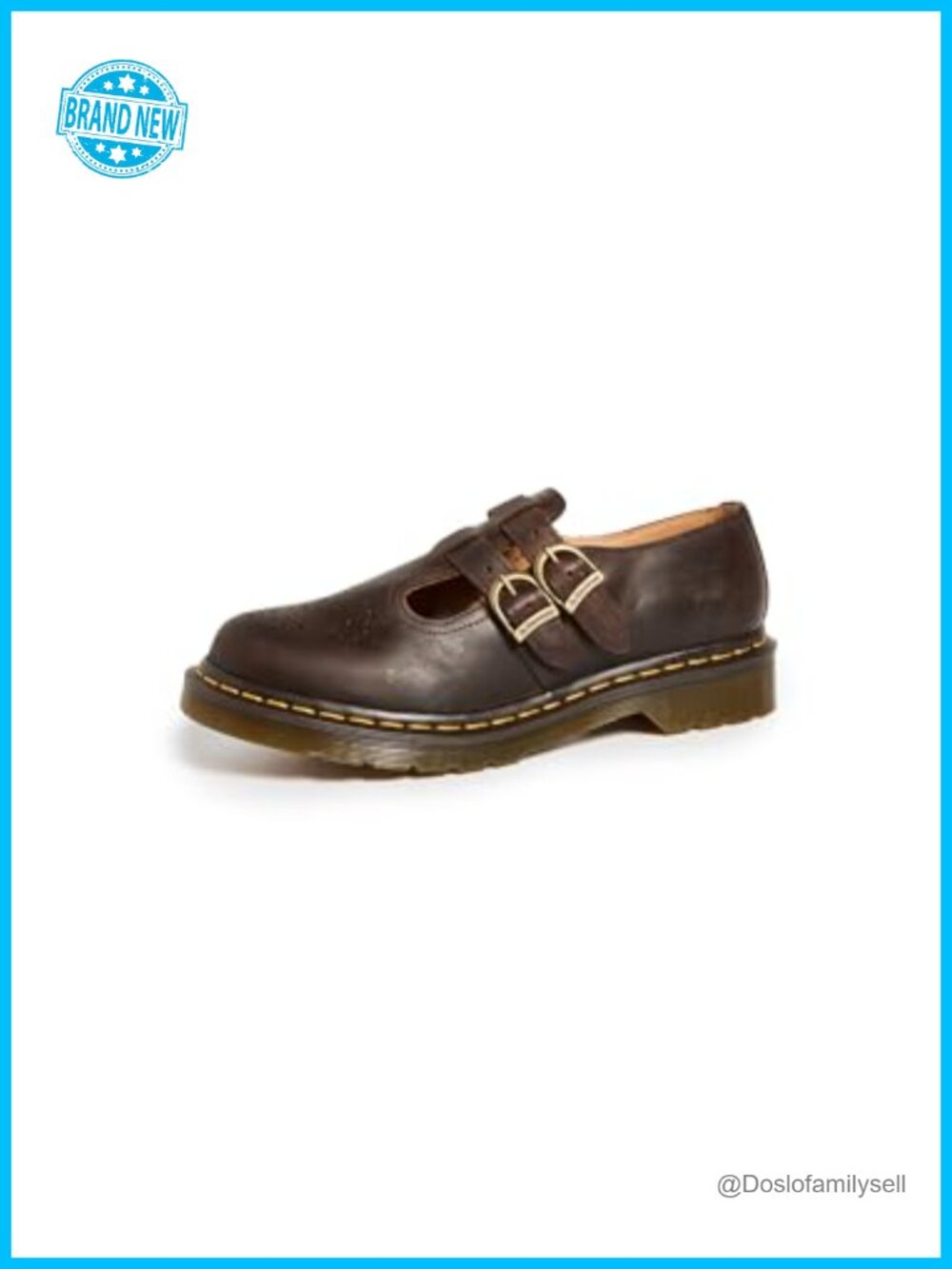 Dr. Martens 8065 Mary Jane Leather Shoes Adjustable Straps